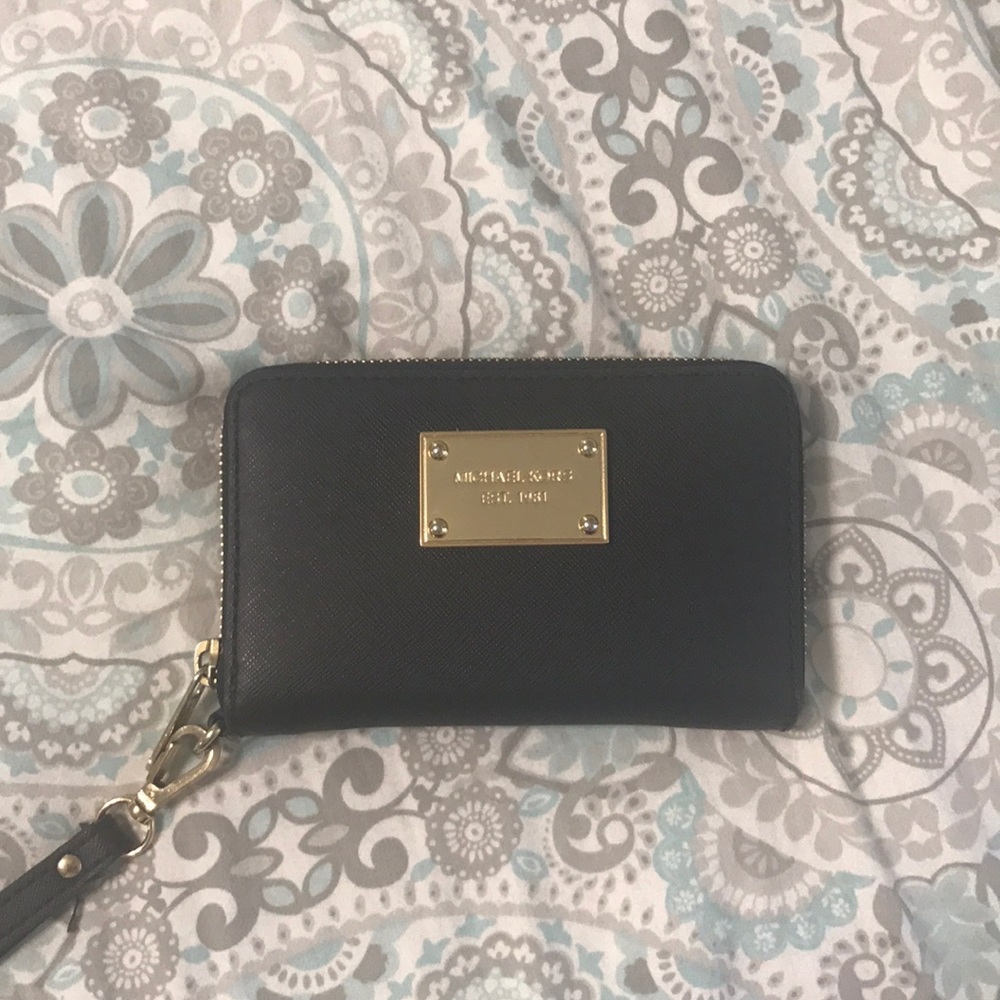 Michael Kors Black wristlet